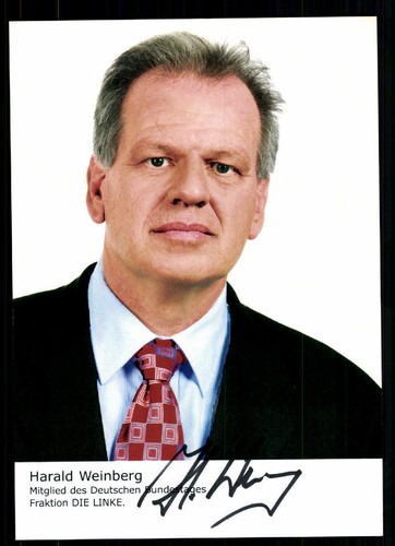 Harald weinberg autograph - harald, card