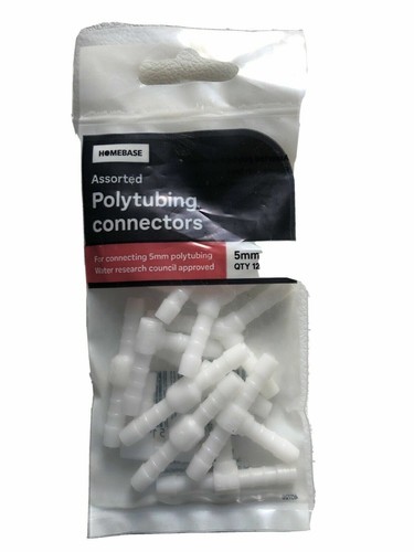 Poly tubing connectors - poly, 5mm