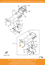 Yamaha pad seat - pad,, 22w-24741-00