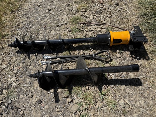 Mini digger hydraulic auger - hydraulic,
