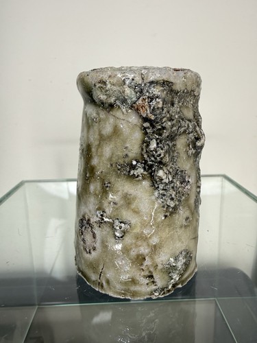 Antique stoneware ointment - stoneware,