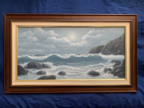 Stunning cornish seascape oil - stunning,