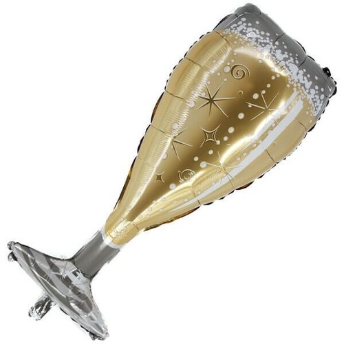 Giant fizzy champagne glass - giant,