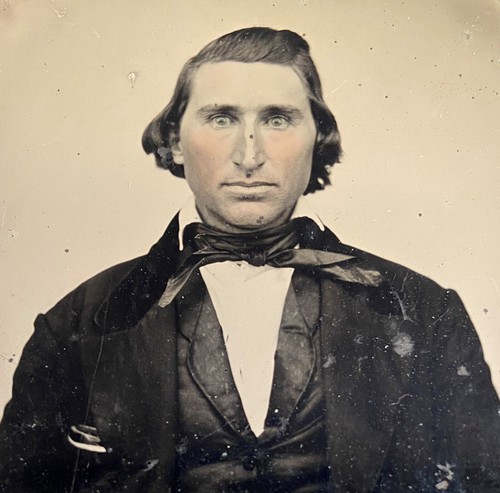 Old vintage antique ambrotype - old,
