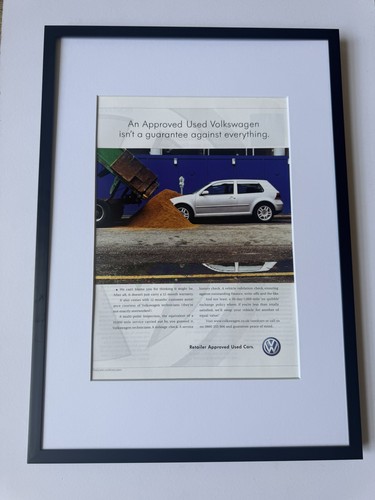 Framed original 2002 - mk4, vw