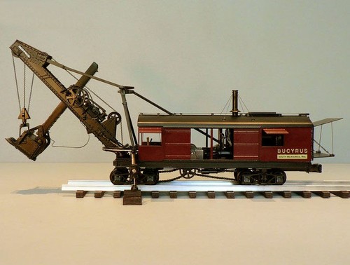 Bucyrus train steam shovel - bucyrus,