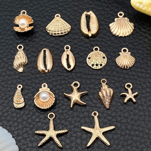 Starfish shell charms light - starfish,
