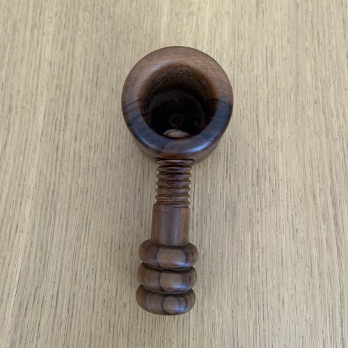 Wooden screw nut cracker - wooden,