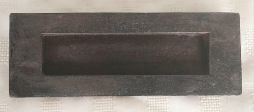 Vintage cast iron letter box - cast,
