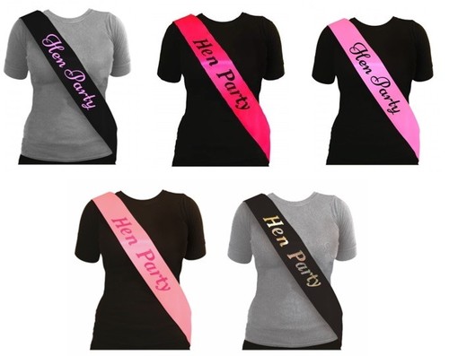 Hen party sashes - party, sash