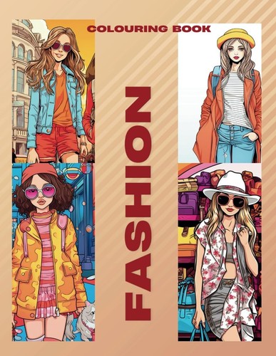 Fashion colouring book - colouring, 100