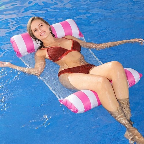 Pink water hammock inflatable - hammock,