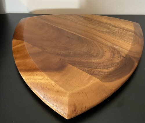 Wooden serving plate turntable - wooden,