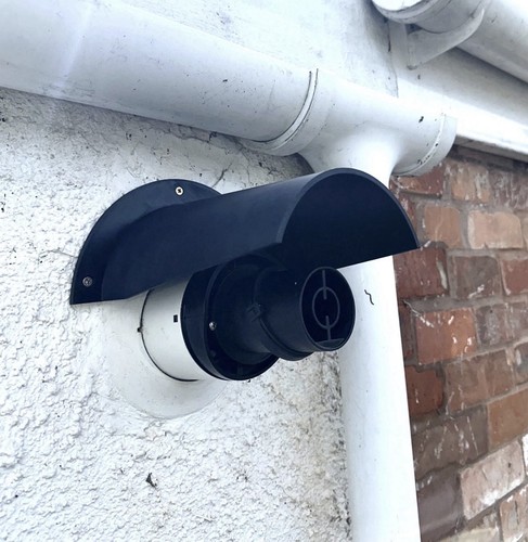 Boiler flue rain - rain, snow