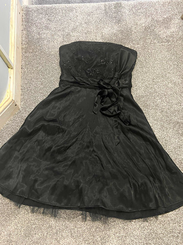 Teeze black strapless - strapless, &