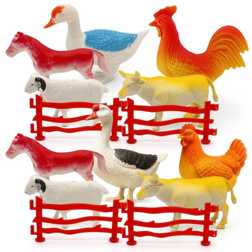42pc farm animal - farm, plastic