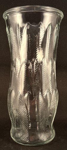 Vase clear feather dart - vase,