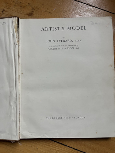 Artists model john everard - john,