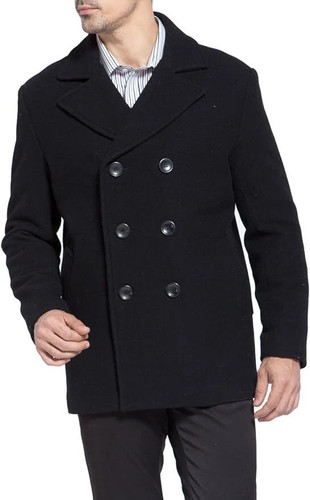 Men classic black wool blend - men,
