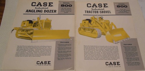 Case model 800 angling dozer - angling,