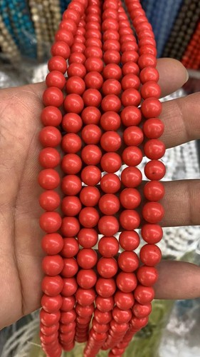 Real coral beads gemstone - 16",