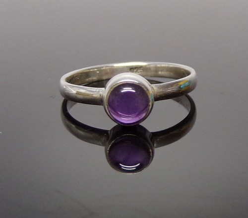 Amethyst stone ring - mm,