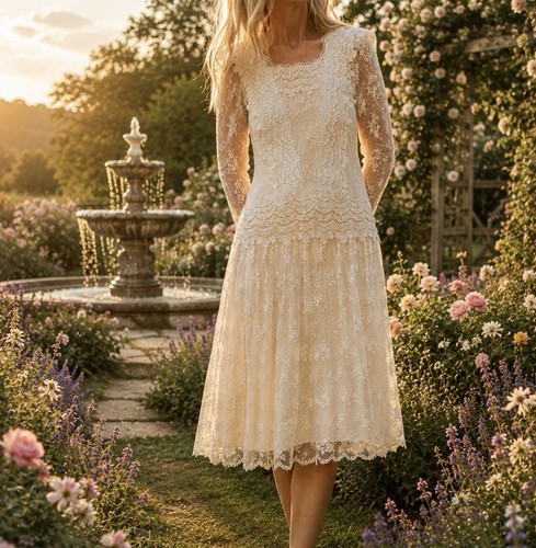Vintage style lace - lace, wedding