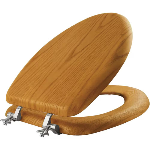 Elongated wood with - wood, chrome