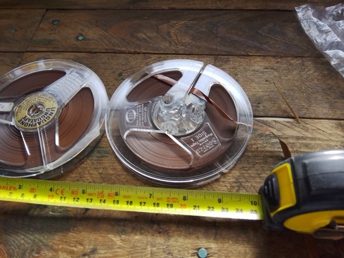 Open reel tapes - open, to