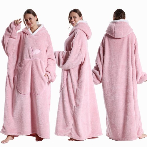 Extra long flannel - extra, hooded