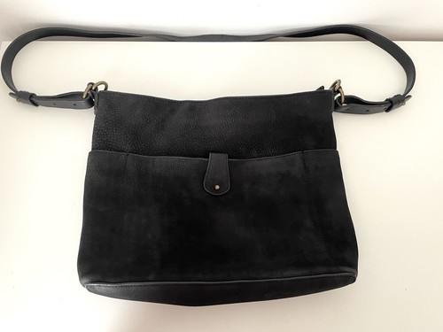 Fat face black leather - fat,