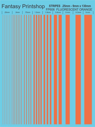Stripes water slide transfers - slide,