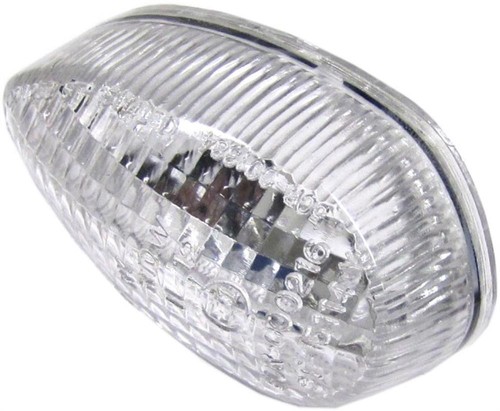 Indicator lens front - front, clear