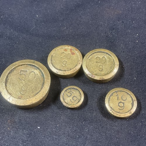 Vintage brass metric measure - metric,