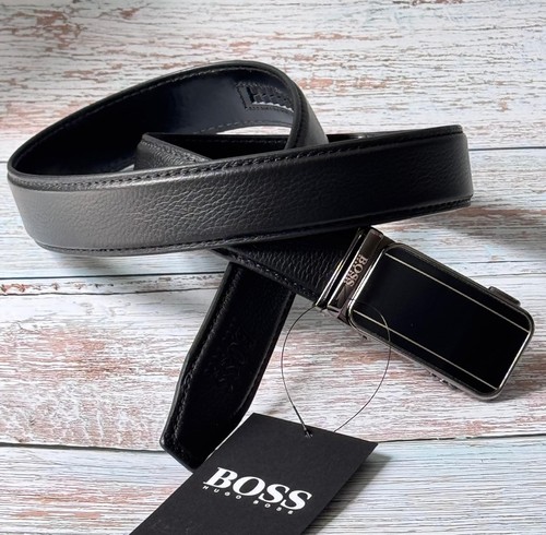 Hugo boss men black - men, leather