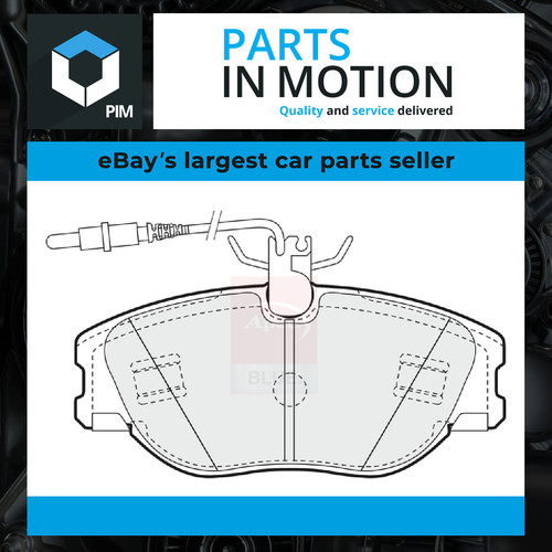 Brake pads set fits citroen - pads,