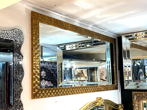 Mosaic bevelled glass - glass, wall