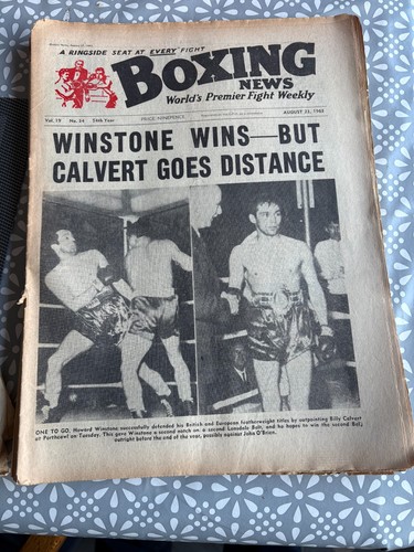 Boxing news aug 23rd 1963 - aug,
