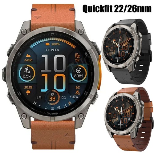 Quickfit leather watch - leather,
