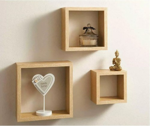 Set floating cube shelves - set,