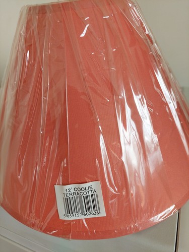 Terracotta coloured lined - terracotta,