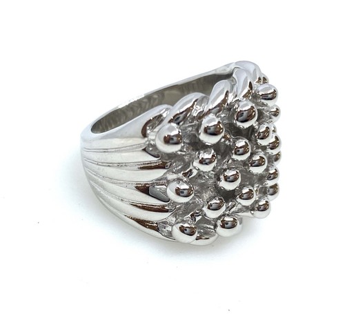 Silver keeper ring - keeper,