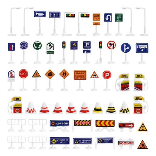 56x kids traffic road sign - road,