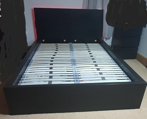 Malm ikea duble bed slated - duble, +