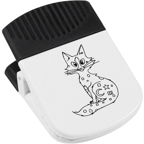 Unusual kitty magnetic clip - kitty',