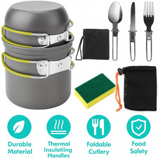 Portable camping cooking ware - camping,