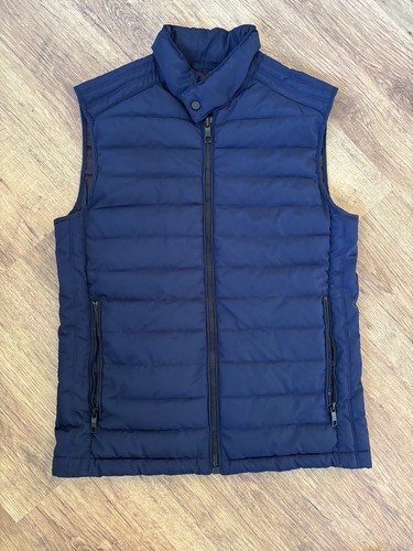 Zara men navy gilet - navy, gilet,