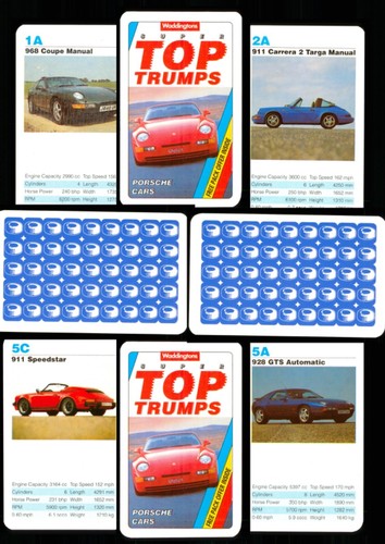 Porsche cars single info - porsche, card