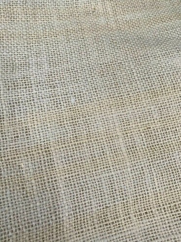 Off white hessian - off, fabric