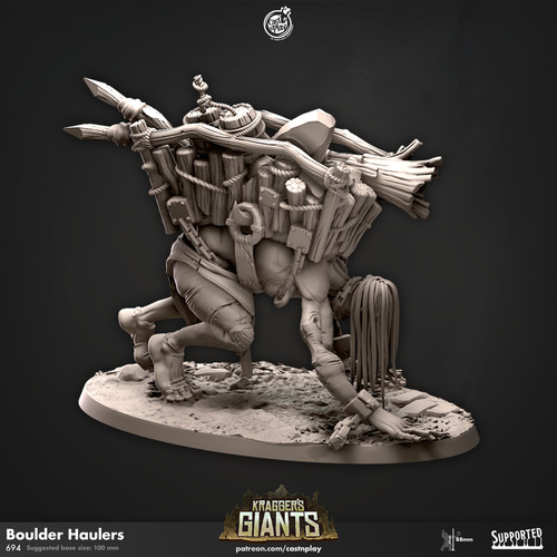 Giant boulder hauler - hauler, |